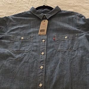 Levi’s Button Down long sleeve denim shirt.